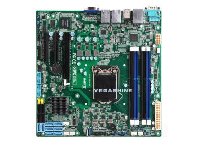 China Micro ATX 4 SATA2.0 , 8 SATA3.0 NVR Industrial mainboard For Video Surveillance Server for sale