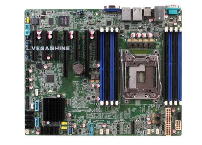 China 2 Ethernet LAN 10 SATA3.0 NVR mainboard Supports Xeon-E5 V3 CPU motherboard for sale