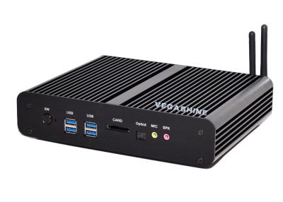 China i7-4500U Dual NIC fanless mini pc 4 USB3.0 4USB2.0 with WIFI / 3g / 4g / Bluetooth for sale