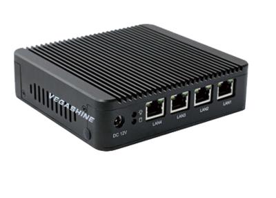 China 4 LAN Firewall Security Appliance , linux firewall appliance industrial pc with RJ45 COM for sale