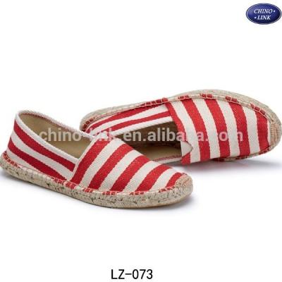 China Unique Breathable Jute Alpargata New Design Woman And Man Cheap Sneakers for sale