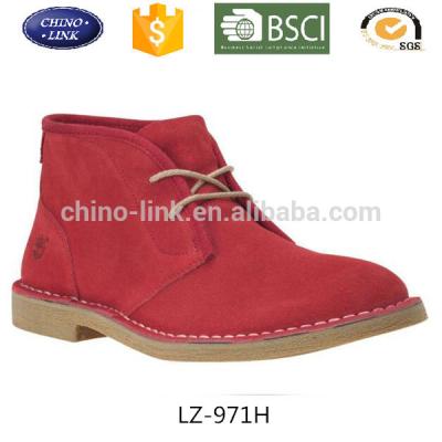 China Genuine Leather Mens Ankle Boots Chelsea Boots Lace Up Casual Shoes for sale