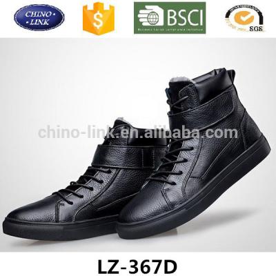 China Keep Warm Big Size 36-48 Lace Up Full Grain Ankle Boot Fashion Design Winter Leather Shoes For Men And Women for sale