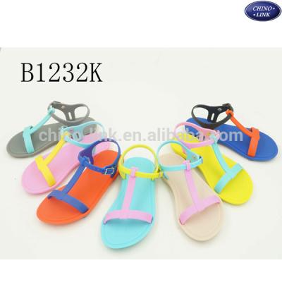 China Cheap PVC Jelly Shoes PVC Women Sandals for sale