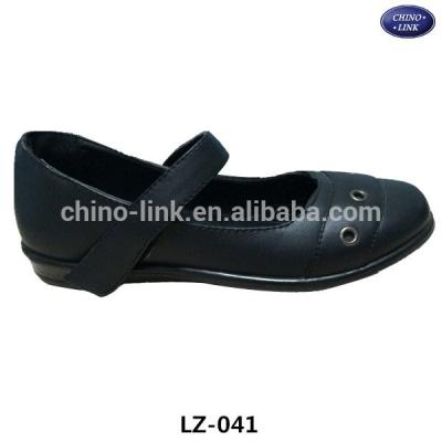 China Buckle Strap Good Quality Design Black School Shoes Latest News For Girl Kids for sale