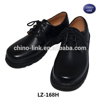 China Hot Sale Boys School Shoes Black Leather Casual Shoes Lace Up for sale