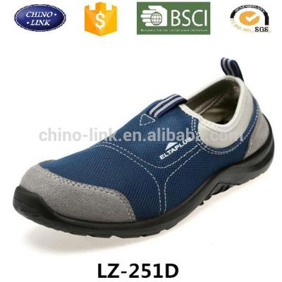 China Famous brand anti-slip low cut upper breathable mesh no lace sport safety shoes made in china factory for sale