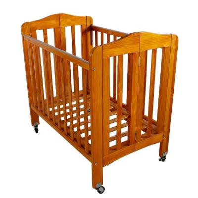 China New Style CJ-C023 Folding Space Modern Baby Saver Hutch Wooden Baby Cradle for sale