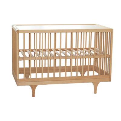 China Universal newest type baby crib manufacturer natural wood baby cradle for sale