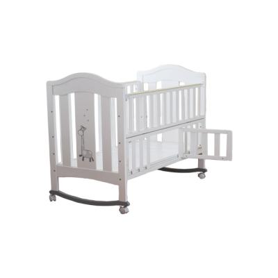 China New Style Baby Bedroom Solid Wooden Baby Cribs for sale