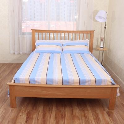 China Hot Selling Single Double Beds Home Kids Oak Solid Wood Bed for sale