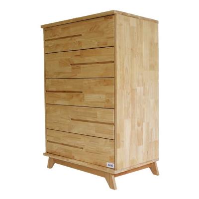 China Solid Wood Bedroom Furniture Wooden Chest Storage Cabinet With Drawers for sale