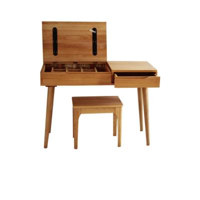 China Wholesale high quality solid wood dressing table CJ-A026 make up desk for bedroom for sale