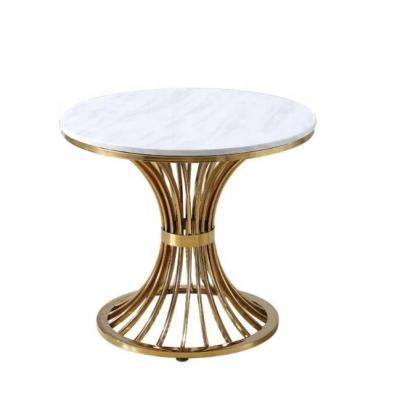 China New Design French End Table Slate Movable Corner Modern French Table Villa Newest Inlay Vintage Hotel Apartment Furniture for sale