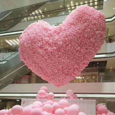 China Party decoration balloon drop heart shaped net for 5000pcs 9 inch latex balloons. for sale