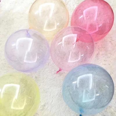 China New Arrivals Bobo Balloons Colorful Clear Wedding Transparent Crystal Bubbles Balloon of 2019 Gift for sale