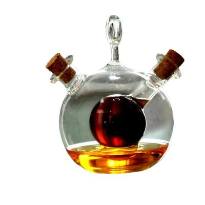 China Custom Viable Oil Vinegar Bottle For Kitchen High Borosilicate Oli Glass Jar For Household Vinegar Oil Separator Jar for sale