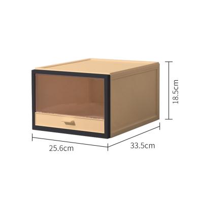 China New Chinese Style Storage Container Clear Acrylic Display Case Transparent Sneaker Storage Box For Collectibles Sneaker Shoes Box for sale