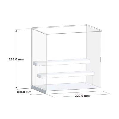 China New Chinese Style Factory Firmly Assemble Custom Lego Display Folding Clear Acrylic Magnetic Stackable Shoe Case Lego Showcase for sale