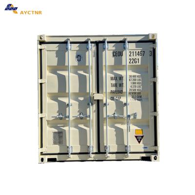 China Shipping and Transit Length 20 Foot Standard Overseas Storage & Transportation New 6m ISO Stock Dry Shipping Container Customized Color for sale