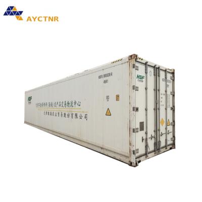 China Good storage and shipping condition BV certified used freezing container 40ft reefer container 40hc for refrigeration in Tianjin for sale for sale