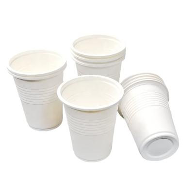 China Factory Safe Eco Friendly Biodegradable Cornstarch Disposable Microwavable/Freezer Cup 6oz 9oz 12oz Coffee for sale