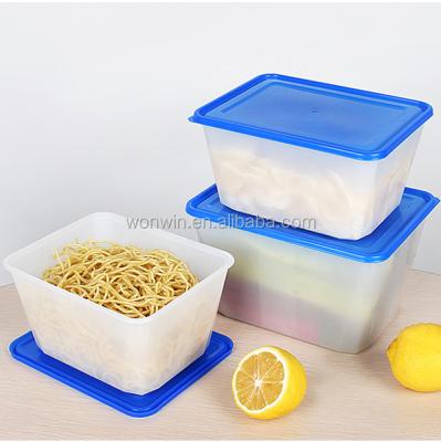 China Kitchen 1150ml Microwavable Anti-Frozen Microwavable Plastic Food Storage Box With Lid for sale