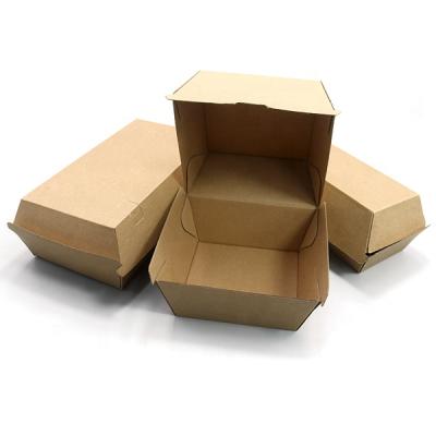 China High Quality Recyclable Out Door Corrugated Hot Dog Take Out Hamburger Paper Box For Picnic for sale