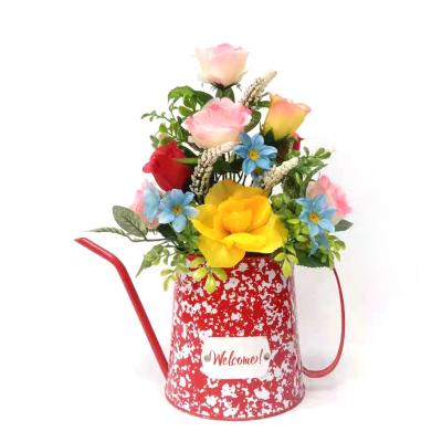 China Factory Wholesale Colorful Artificial Bouquets Beautiful Home Decoration Peony Flowers Potted New for sale