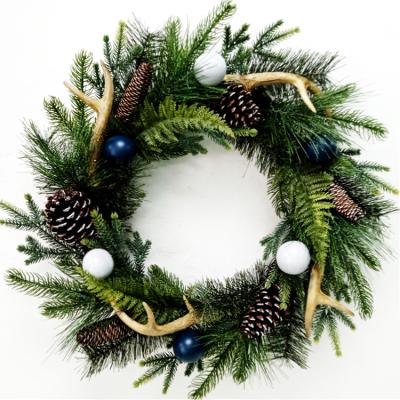 China European Pine Cones Needle Pine Style Christmas Decorative Led Garlands for sale