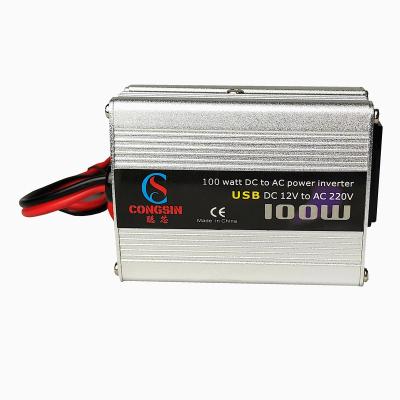 China 100 Watt Power Inverter 12V 24V DC To AC 220V 110V Car Use Modified Micro Sine Wave Inverter 80*63*38mm for sale