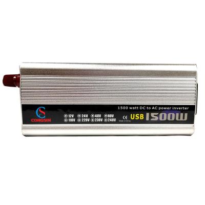 China 1500W AC Power Inverter 12V 24V Modified Sine Wave Car Inverter With USB 200*95*55mm for sale