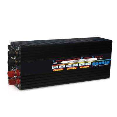 China Household Solar Appliance 5kw Inverter 12v to 220v Modified Sine Wave Inverter with Battery Charger and 5000 Watt Inverter UPS Function for sale