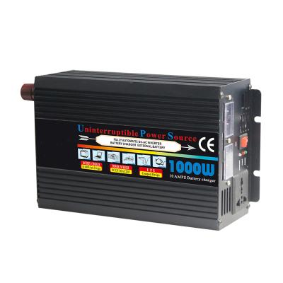 China Car /Home Appliance With UPS Charging And Conversion Function 12V 110V 1000Watt Inverter for sale