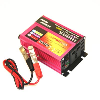 China General Purpose 500Watt Car /Home Appliance 12V24V to 110/220V Modified Sine Inverter for sale