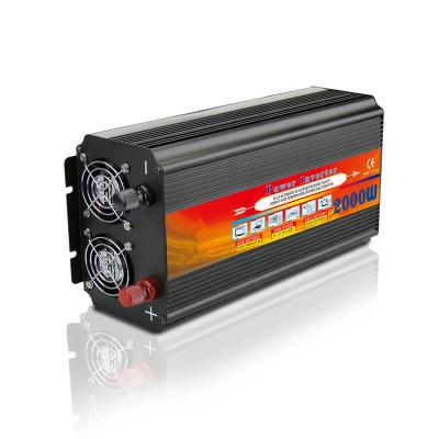 China Car /Home Appliances 2000W Inverter DC 12V To AC 220V Modified Sine Wave Inverter For Home Appliance for sale