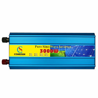 China car/home appliance off grid single phase power inverter 3000w 12v to 220v converter for home solar system for sale