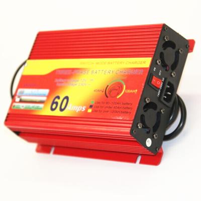 China LiHV Battery Reasonable Price Solar Battery Charger AC To DC 60A 220V 110V To 12V Lead Acid Battery Charger Switch Mode for sale