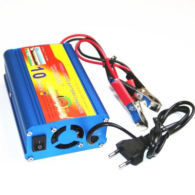 China 12v 24v 10A Car Battery Charger Charging Portable Universal Solar Auto Battery Charger for sale