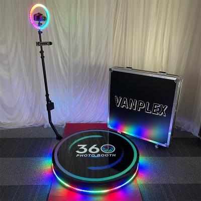 China Large New Manual Party Photo Magic Booth Party Portable Slow Rotating Slow Rotating Photobooth 360 Selfie Camera Selfie Full Set for sale