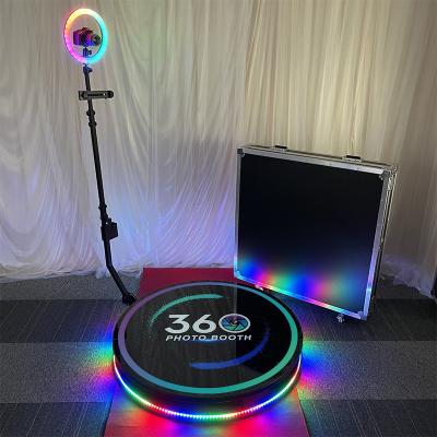 China Party Round Rotate Magic 370 Selfie 369 360 Video Camera Photo Booth 360 Degree Cam Rotating Phone Automatic Photo Booth Machine For Party for sale