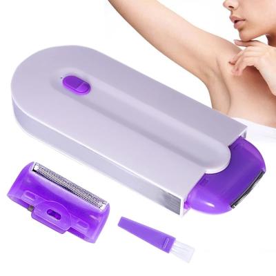 China Crystal Laser Touch Painless Hair Removal Kit Women Body Face Leg Bikini Hand Epilator USB Rechargeable Painless Hair Remover Devices for sale