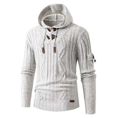 China Fast shipping custom men's oversized o-neck long sleeve men's apparel pure color sweaters men's loose hoodie for sale