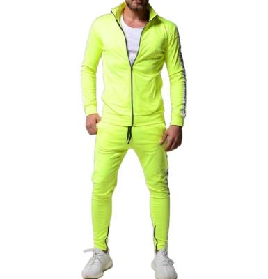 China QUICK DRY OEM Men's Sliver Printing Sports Set Outdoor Recreational Jogging Sports Set Outdoor Jogging Suit for sale