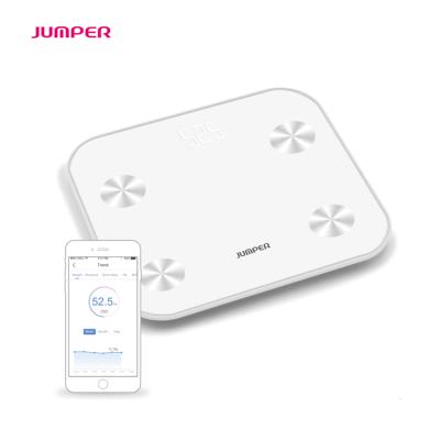 China JPD-BFS711 Smart JUMPER Body Fat Percentage Scale Bathroom Weight Scale For 180 Kg With APP For Home Use 31cm x28cm for sale