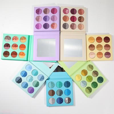 China OCHAIN ​​Waterproof Nude Pigment Palette Makeup Paletas De Maquillaje Eyeshadow Making Your Own Eyeshadow Palette for sale