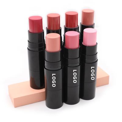 China Custom OCHAIN ​​Sunscreen OEM Private Label Blush Cheek High Quality Vegan Blush Eye Lip Highlighter Bar Cream Creamy Blush Stick for sale