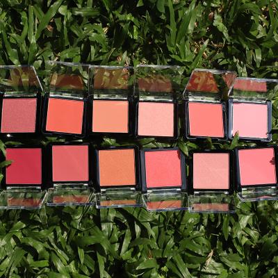 China OCHAIN ​​Waterproof Pressed Powders Waterproof Cheek Makeup To Make Your Own Brand Face Highlight Bar Blush Pressed Powder Private Label Blush for sale