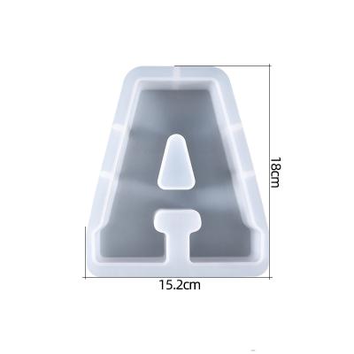 China Disposable Lotuz Letter Number Silicone Mold Thick Resin Silicone Molding Molds Epoxy Resin Crafts Jewelry Pendant Making for sale