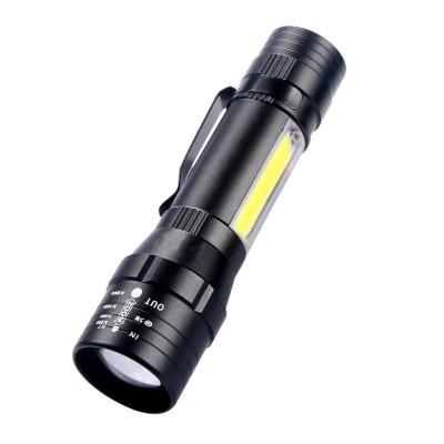 China Wason Bright USB LED Emergency Handheld Flashlight with COB Side Lights Portable Flashlights for Camping, Hiking, Emergency and Everyday Use for sale